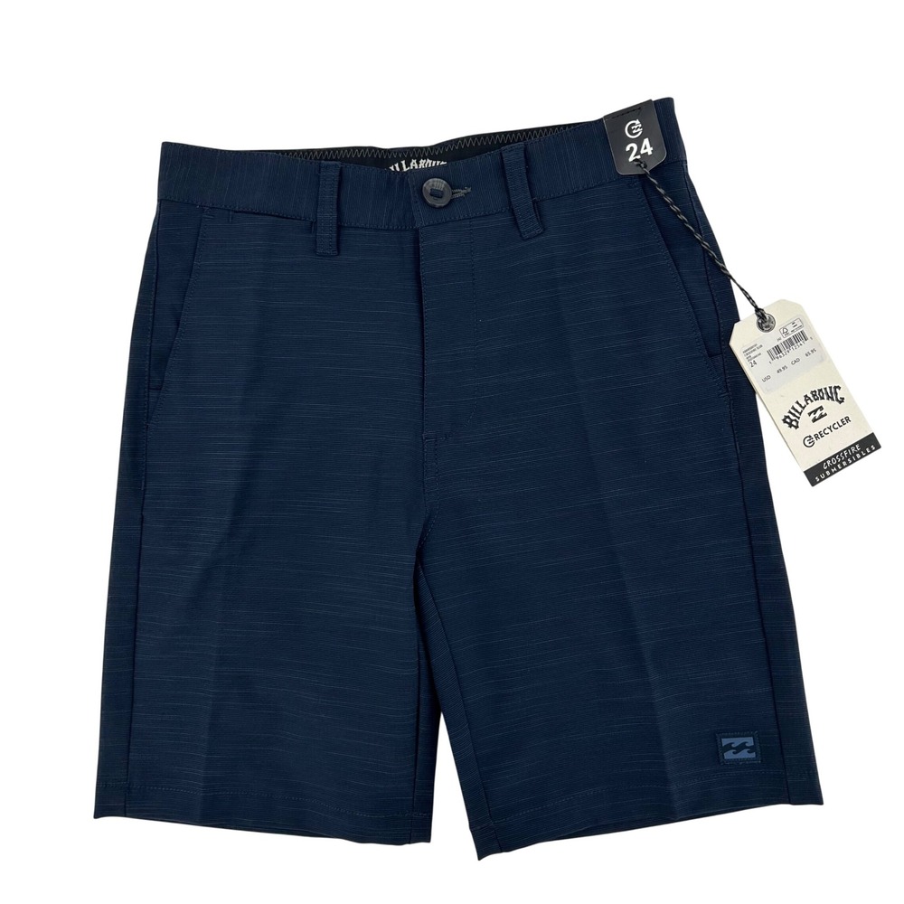 Billabong Boys Navy Blue Stretch Shorts